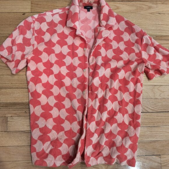 Express Men's Terry Cloth Polo Bundle - Orange & Purple - Size S - Picture 5 of 8